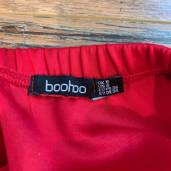 Red Ruffle Skirt - Picture 3 of 3